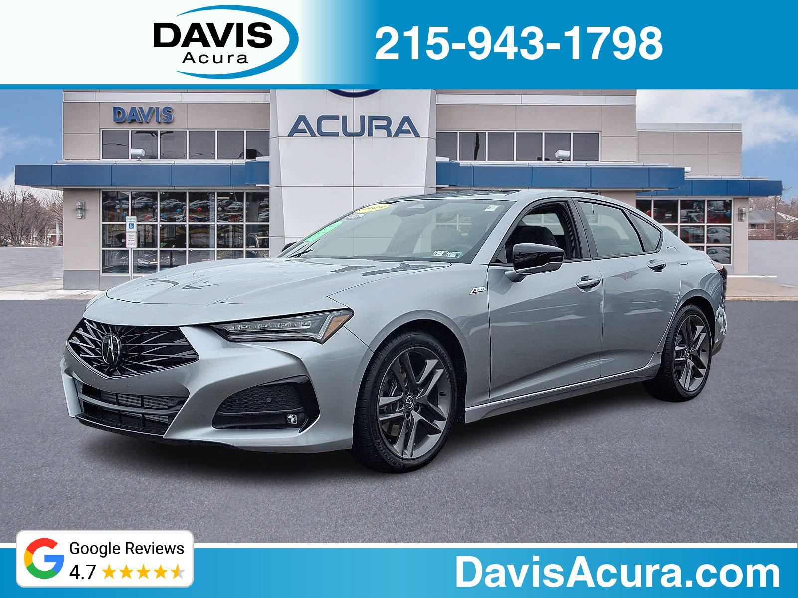 Certified 2025 Acura TLX SH-AWD w/ A-SPEC Pkg