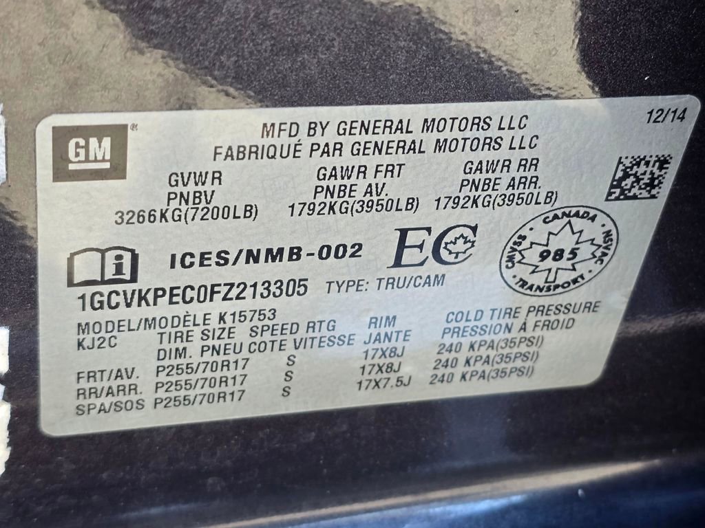 Used 2015 Chevrolet Silverado 1500 W/T image 32