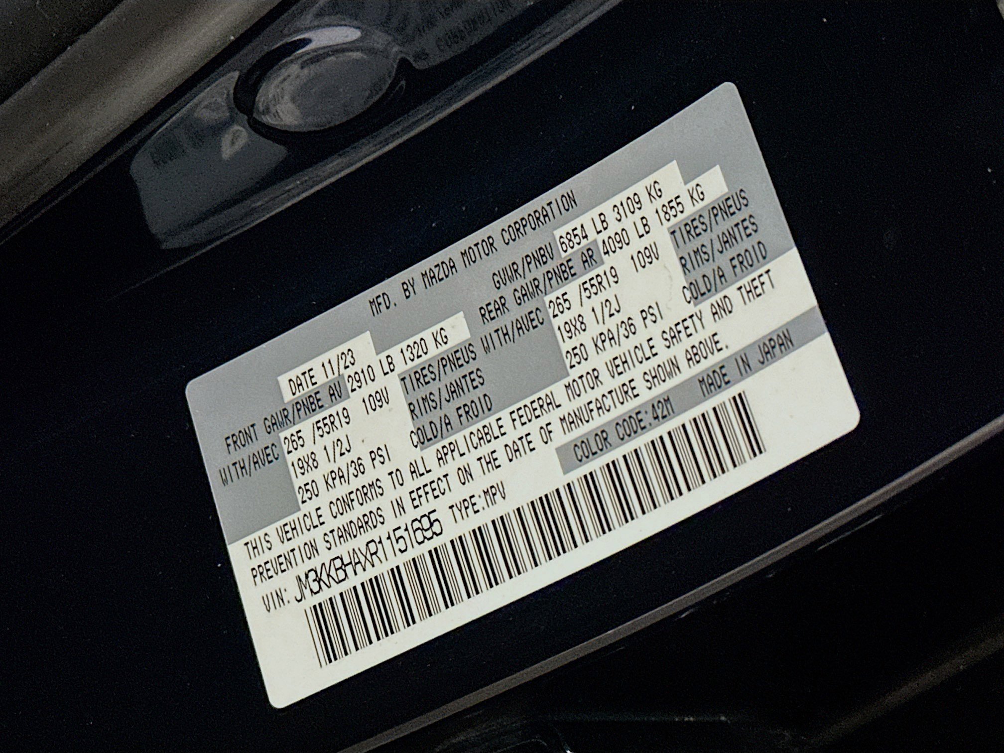 Used 2024 MAZDA CX-90 Plug-In Hybrid w/ Preferred image 12