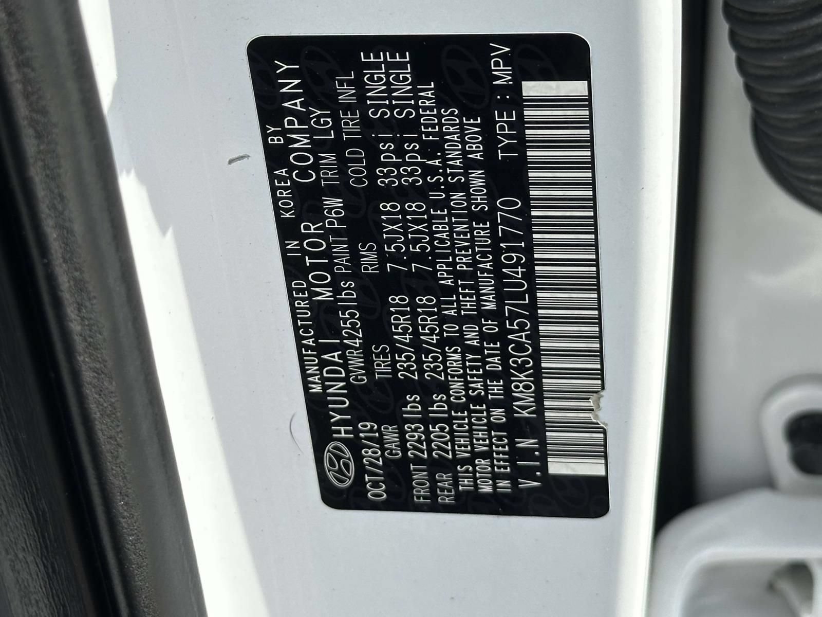 Used 2020 Hyundai Kona Limited AWD/4WD image 30