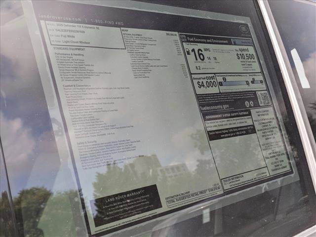 New 2025 Land Rover Defender 110 X-Dynamic SE image 17