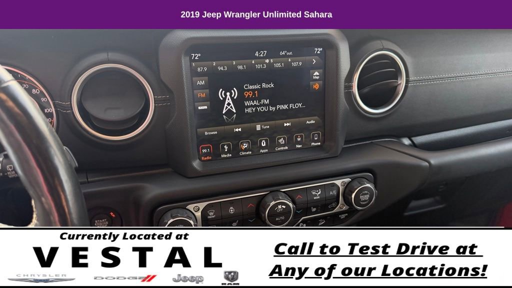 Used 2019 Jeep Wrangler Unlimited Sahara w/ Dual Top Group image 29