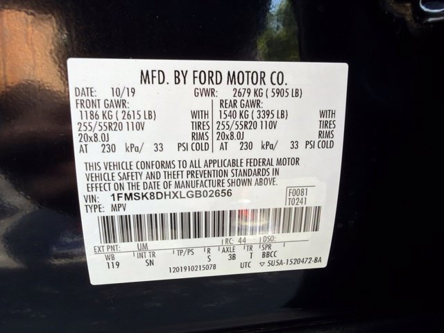 Used 2020 Ford Explorer XLT w/ Equipment Group 202A AWD/4WD image 35