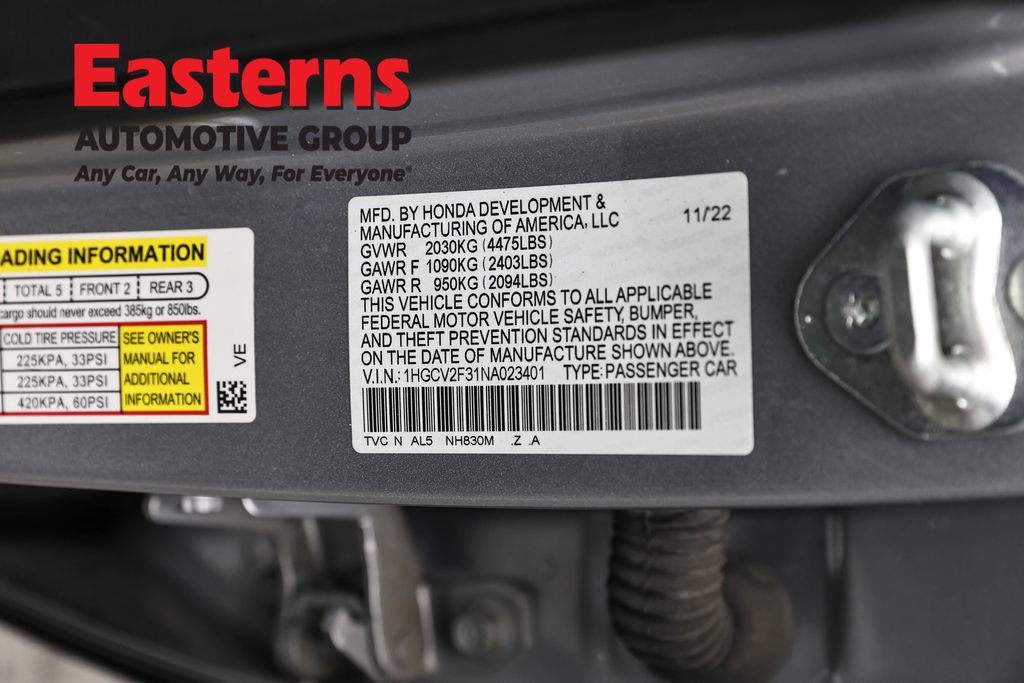 Used 2022 Honda Accord Sport image 35