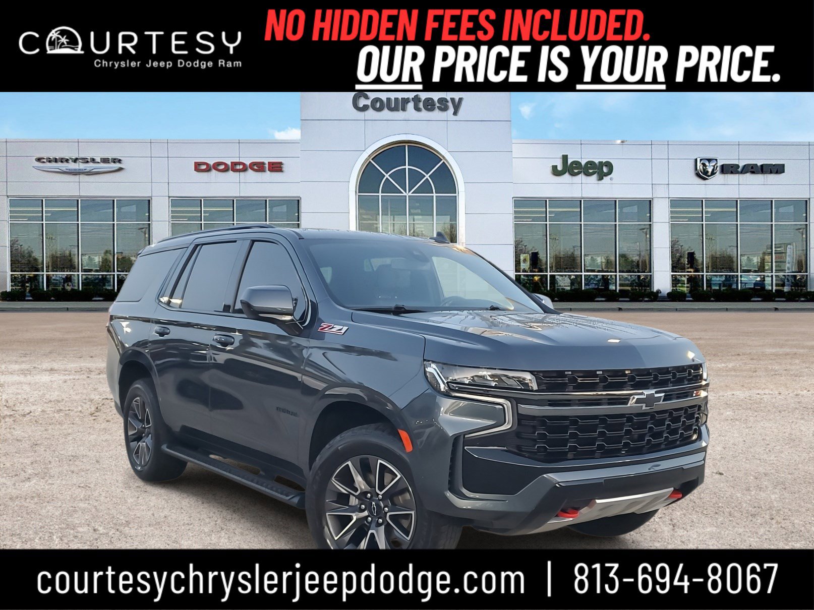 Used 2021 Chevrolet Tahoe Z71 w/ Rear Media and Nav Package