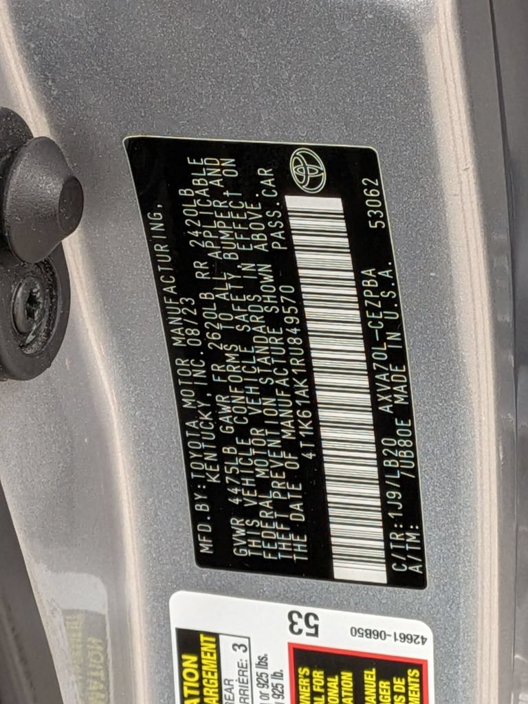 Used 2024 Toyota Camry XSE FWD image 36