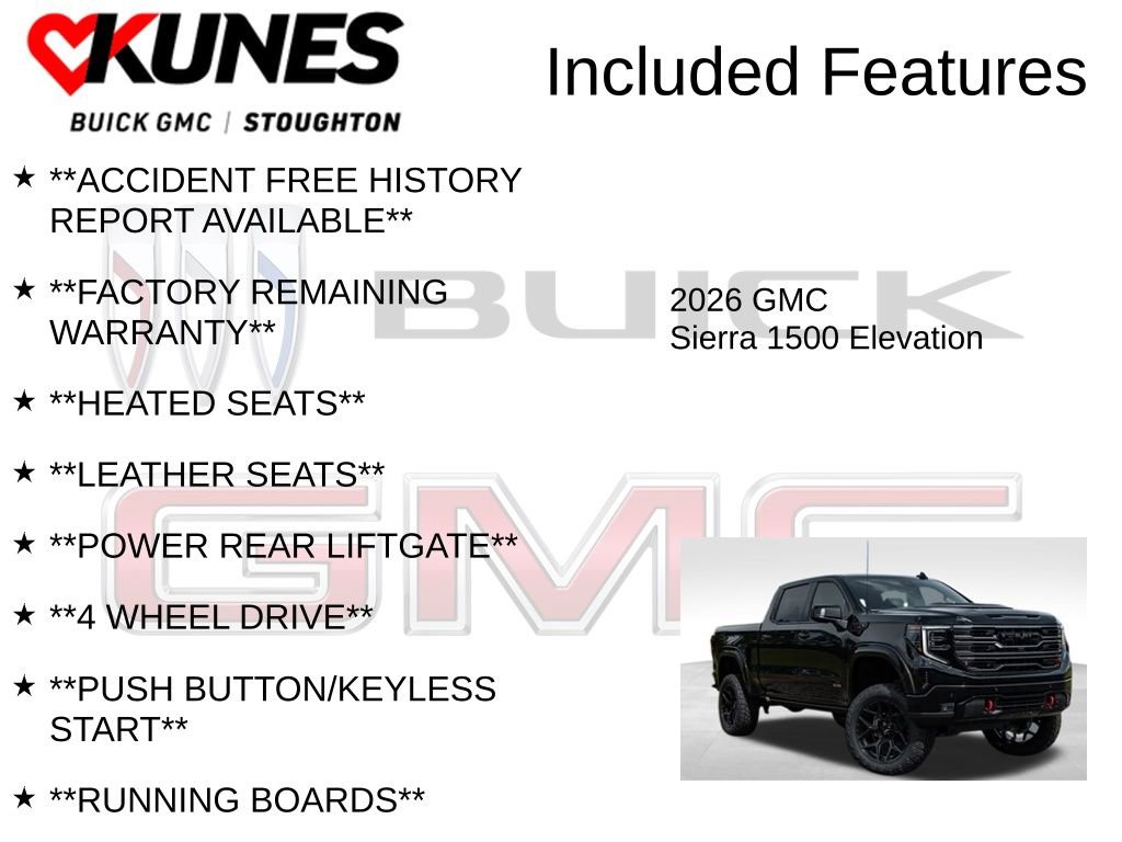 New 2026 GMC Sierra 1500 Elevation w/ Elevation Premium Package image 3