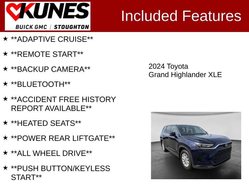 Used 2024 Toyota Grand Highlander AWD image 2