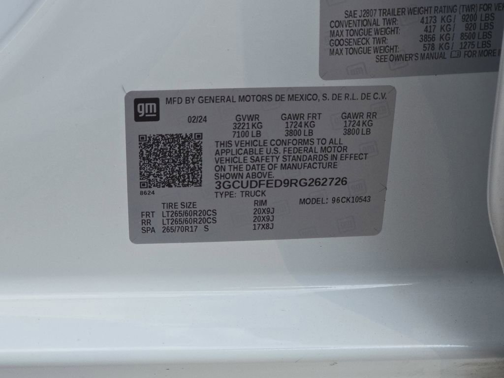 Used 2024 Chevrolet Silverado 1500 LT Trail Boss w/ LT Trail Boss Premium Package image 33