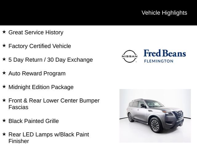 Certified 2023 Nissan Armada SL w/ Midnight Edition Package AWD/4WD image 6