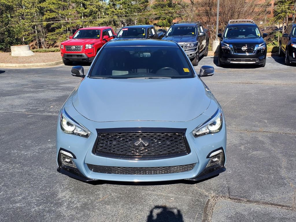 Used 2022 INFINITI Q50 Red Sport 400 w/ Carbon Fiber Package image 13