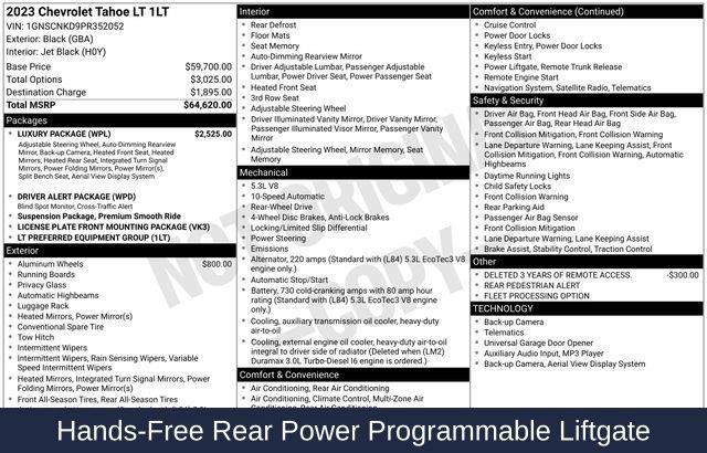 Used 2023 Chevrolet Tahoe LT w/ Luxury Package image 18