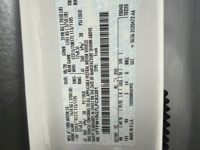 Used 2020 Ford F150 Raptor w/ Equipment Group 802A Luxury image 26