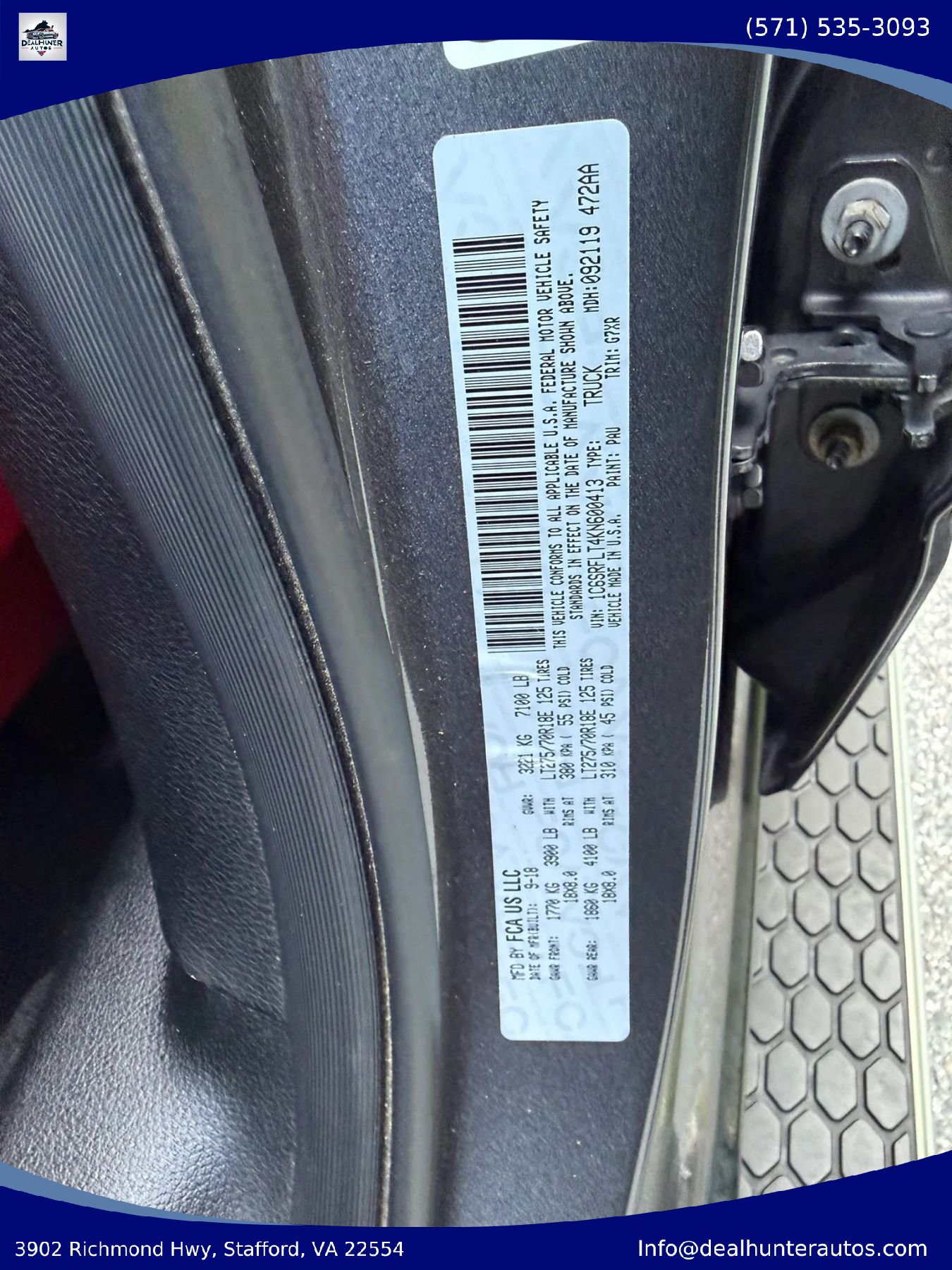 Used 2019 RAM 1500 Rebel w/ Rebel Level 1 Equipment Group AWD/4WD image 36