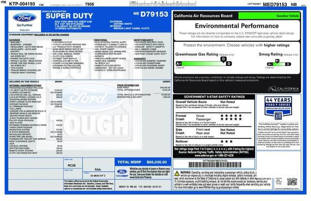 Used 2021 Ford F250 XLT w/ XLT Premium Package AWD/4WD image 58