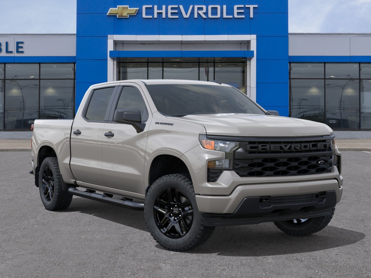 New 2026 Chevrolet Silverado 1500 Custom w/ Turbomax Blackout Package AWD/4WD image 7