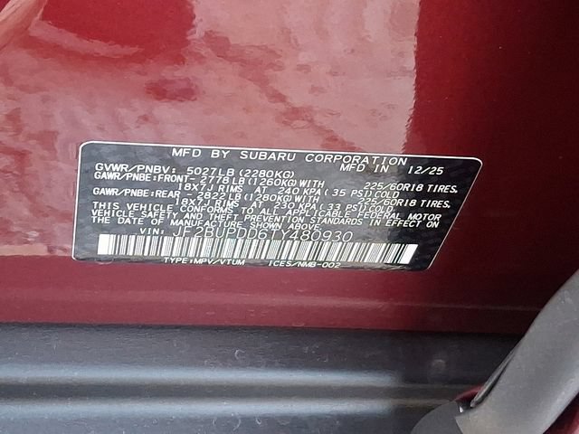 New 2026 Subaru Outback Limited AWD/4WD image 22