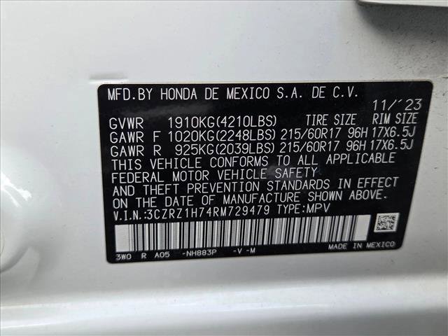 Used 2024 Honda HR-V EX-L image 24