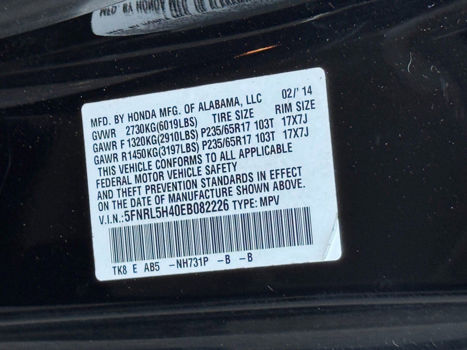 Used 2014 Honda Odyssey EX image 40