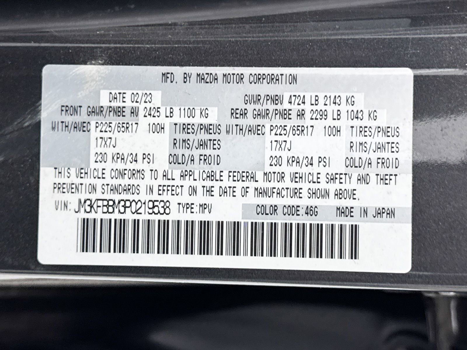 Certified 2023 MAZDA CX-5 AWD 2.5 S w/ Select Package image 37