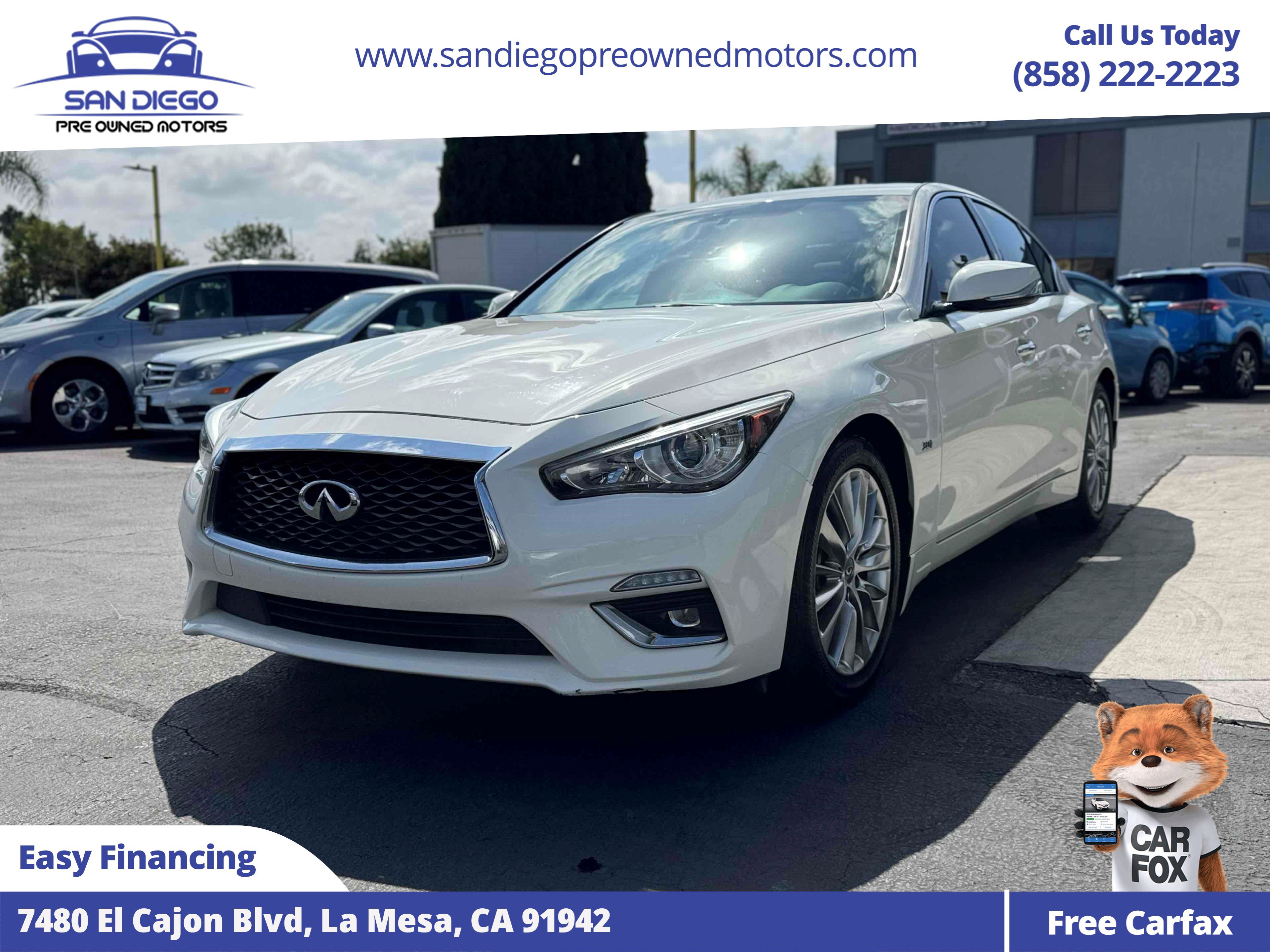 Used 2019 INFINITI Q50 Luxe