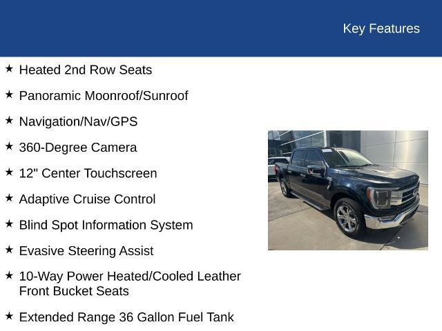 Certified 2021 Ford F150 Lariat w/ Equipment Group 502A High image 39