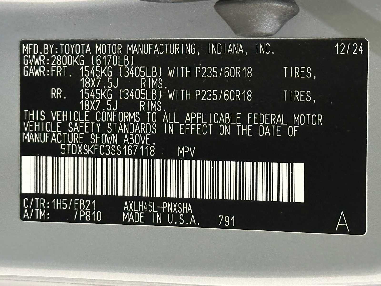 Certified 2025 Toyota Sienna XSE image 31