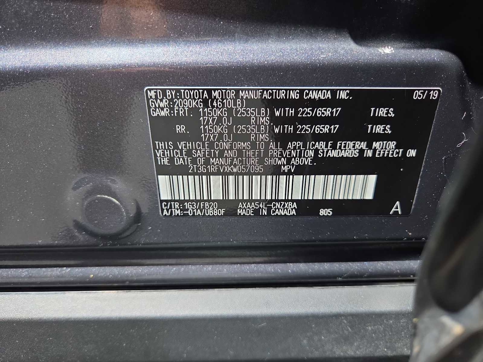 Used 2019 Toyota RAV4 LE w/ All Weather Liner Package AWD/4WD image 29