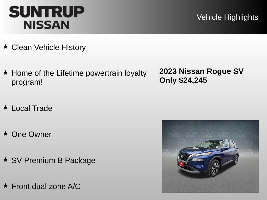 Used 2023 Nissan Rogue SV w/ SV Premium B Package AWD/4WD image 8