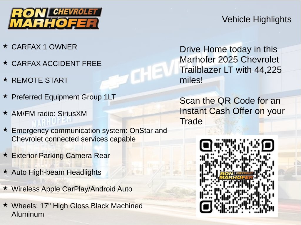 Used 2025 Chevrolet TrailBlazer LT FWD image 14