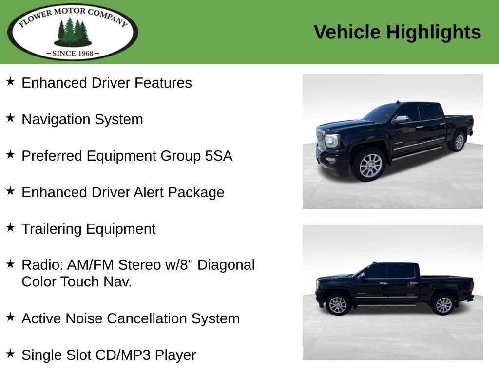 Used 2016 GMC Sierra 1500 Denali w/ Enhanced Driver Alert Package AWD/4WD image 5