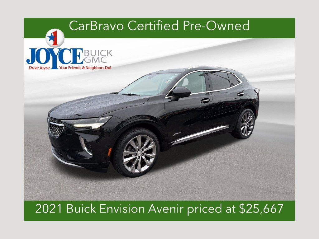 Certified 2021 Buick Envision Avenir w/ Technology Package II