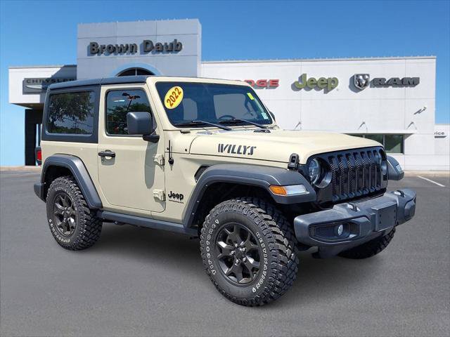 Certified 2022 Jeep Wrangler Sport AWD/4WD image 1