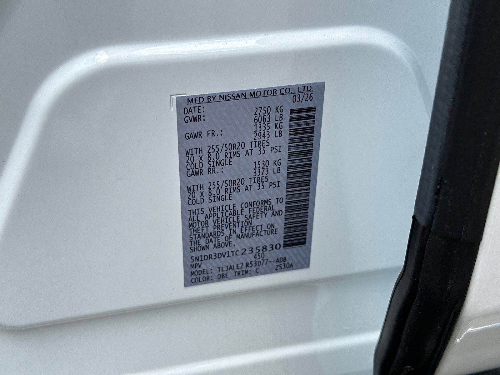New 2026 Nissan Pathfinder Platinum FWD image 35