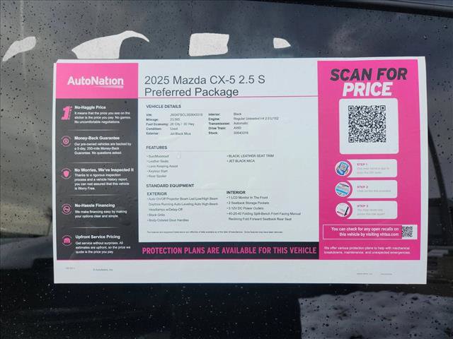 Used 2025 MAZDA CX-5 AWD 2.5 S w/ Preferred Package image 18