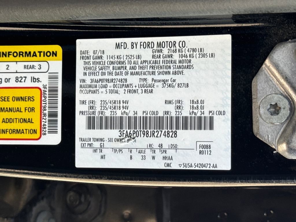 Used 2018 Ford Fusion SE w/ Equipment Group 201A image 24
