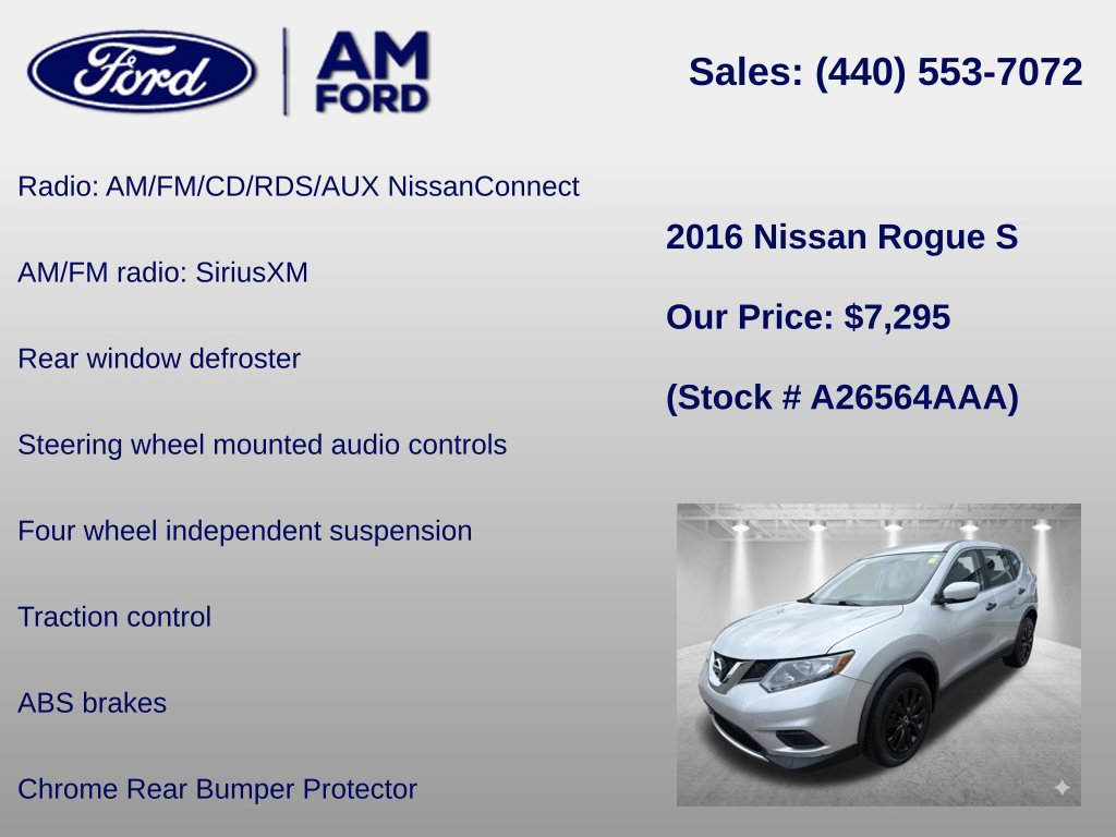 Used 2016 Nissan Rogue S AWD/4WD image 7