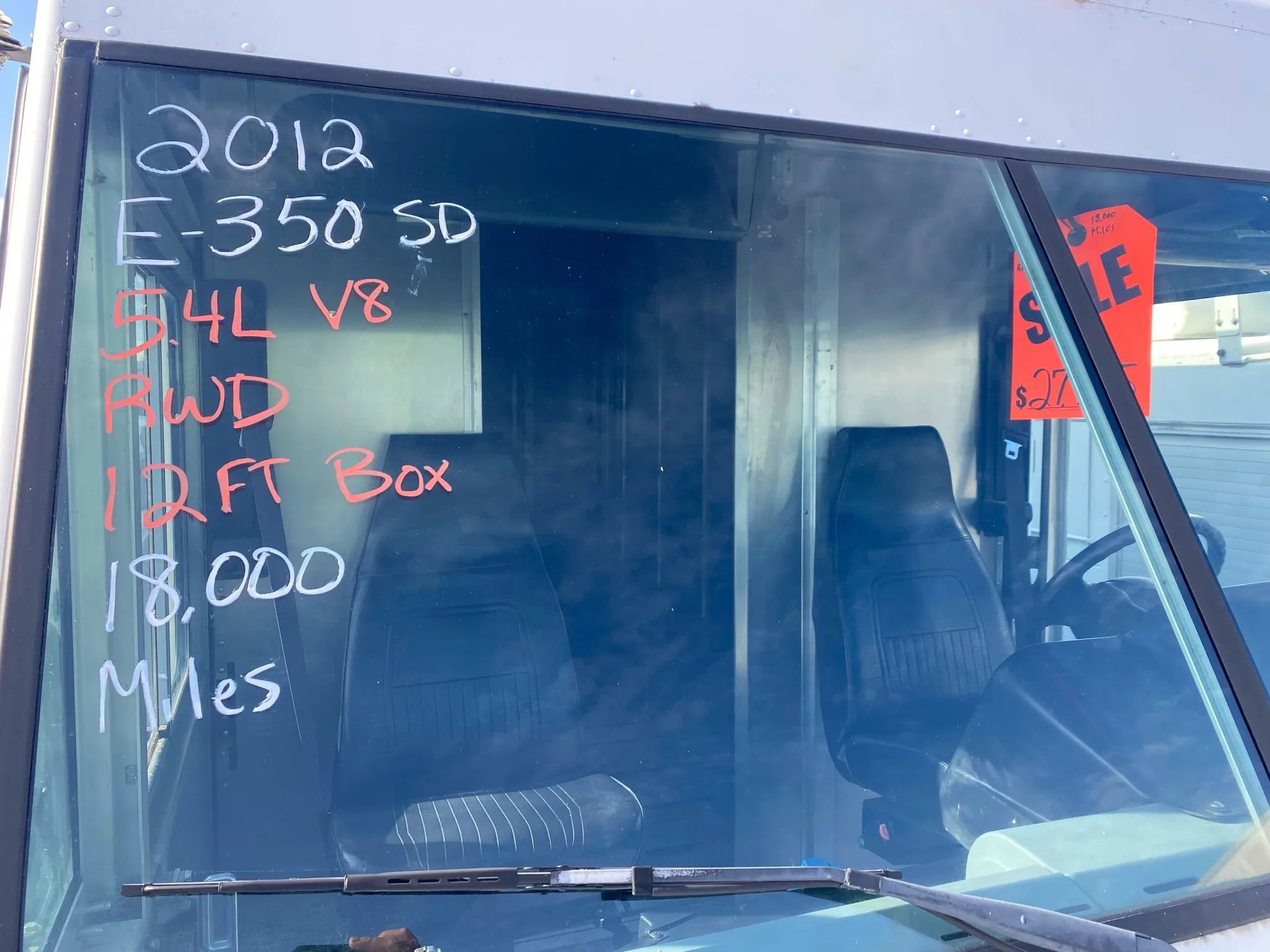 Used 2012 Ford E-350 and Econoline 350 Super Duty w/ Air Conditioning Prep Pkg RWD image 3