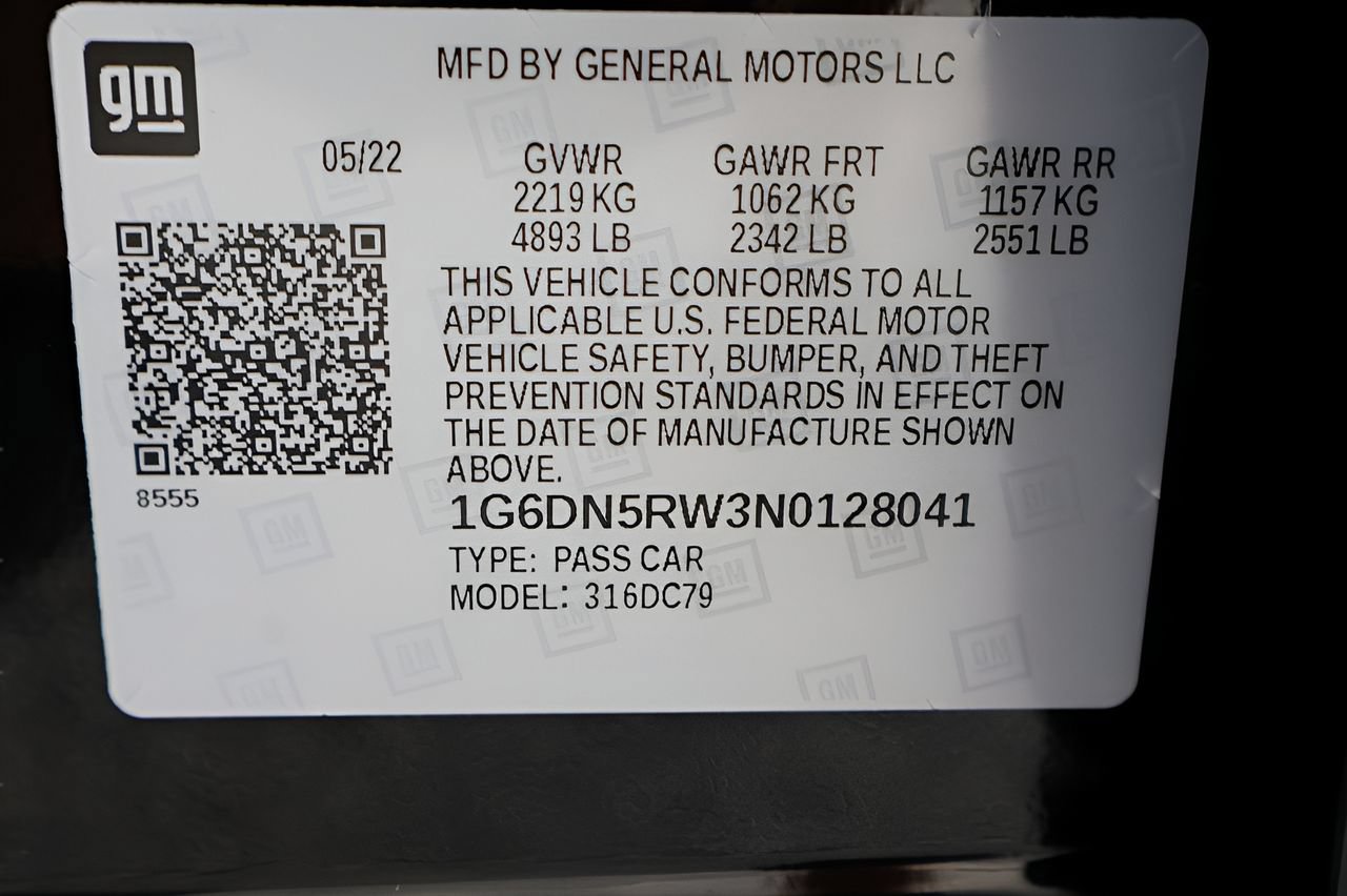 Certified 2022 Cadillac CT5 Premium Luxury w/ Climate Package RWD image 27