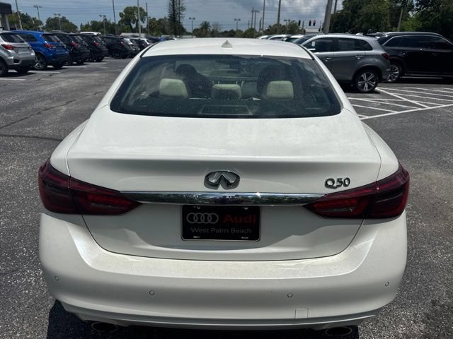 Used 2024 INFINITI Q50 Luxe w/ Cargo Package RWD image 5
