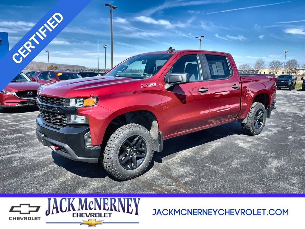Certified 2021 Chevrolet Silverado 1500 Custom Trail Boss AWD/4WD image 1