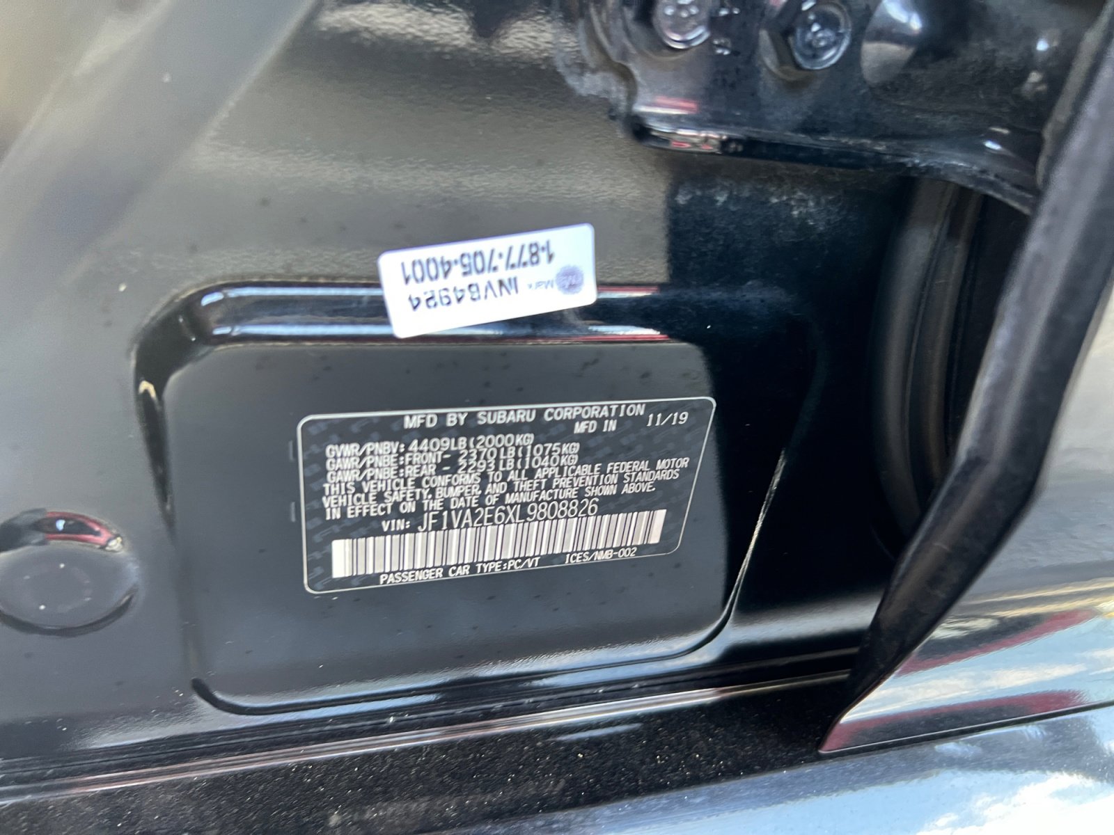 Used 2020 Subaru WRX STI w/ Popular Package #1 image 22