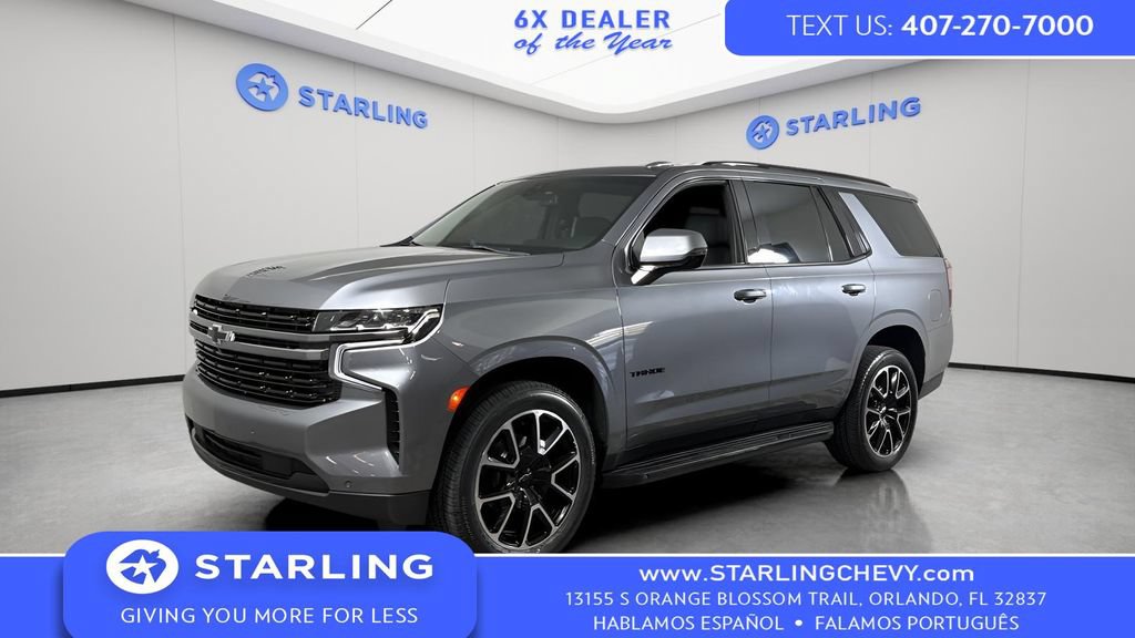 Certified 2022 Chevrolet Tahoe RST w/ Sport Performance Package RWD image 1