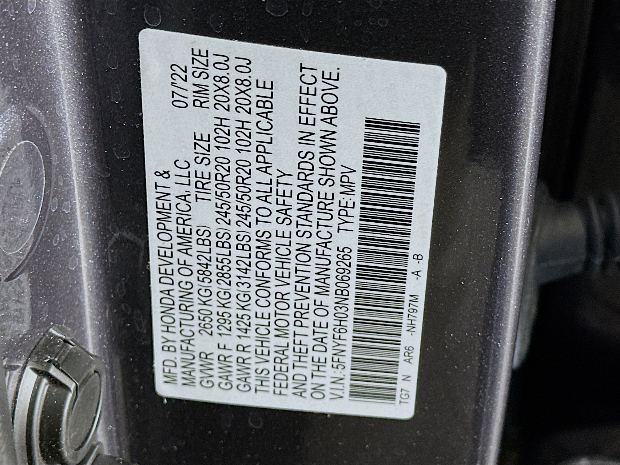 Used 2022 Honda Pilot Elite image 12