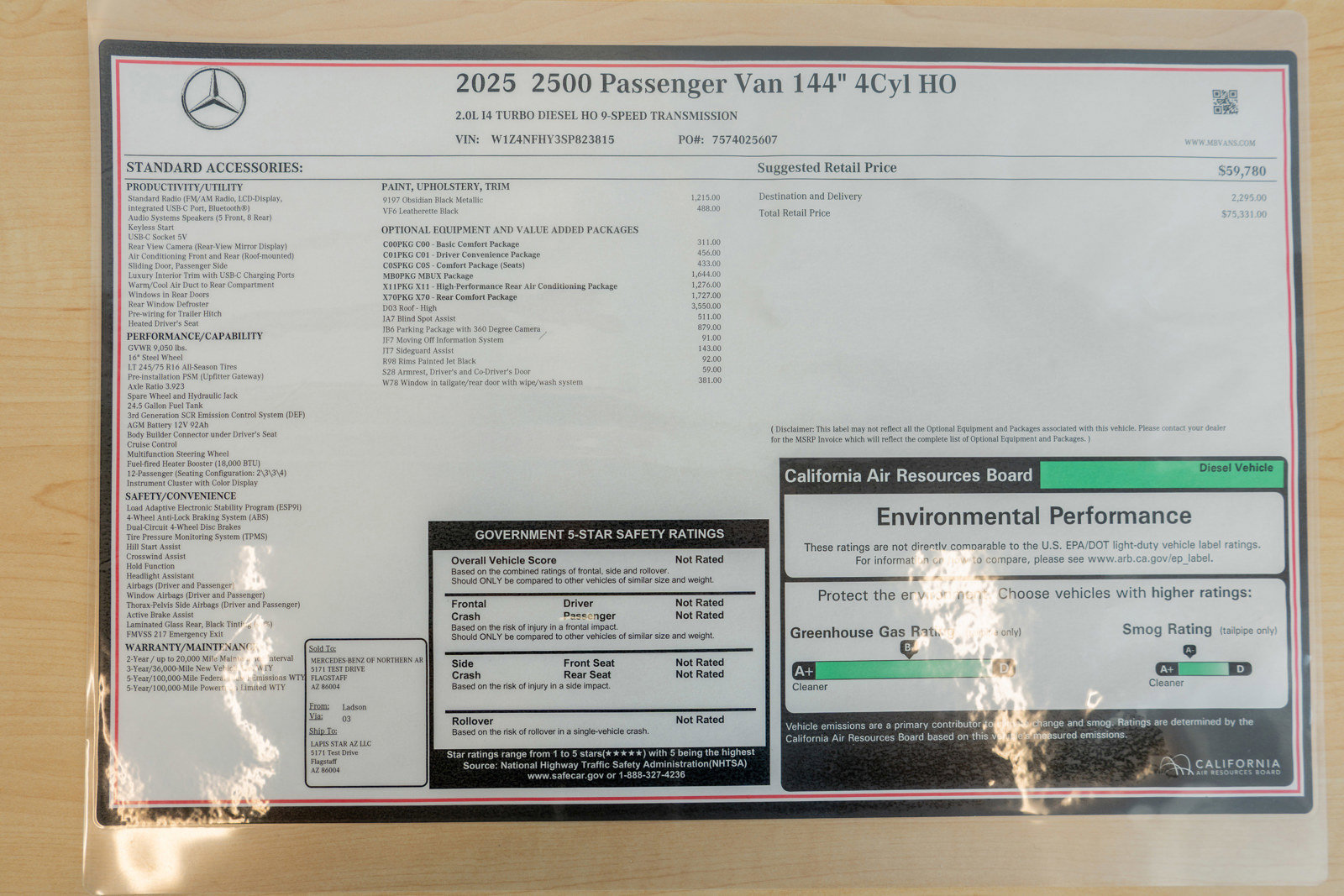 New 2025 Mercedes-Benz Sprinter 2500 image 35