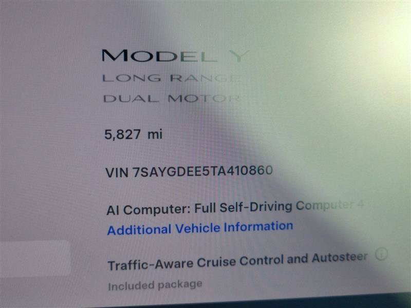 Used 2026 Tesla Model Y Long Range AWD/4WD image 10