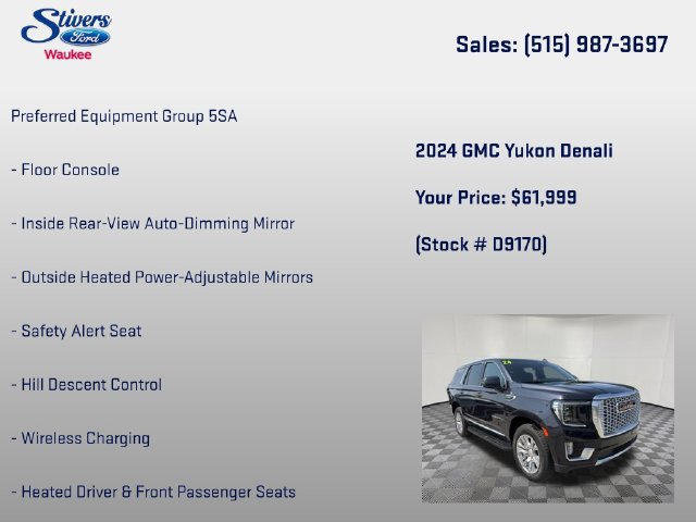 Used 2024 GMC Yukon Denali w/ Max Trailering Package AWD/4WD image 16