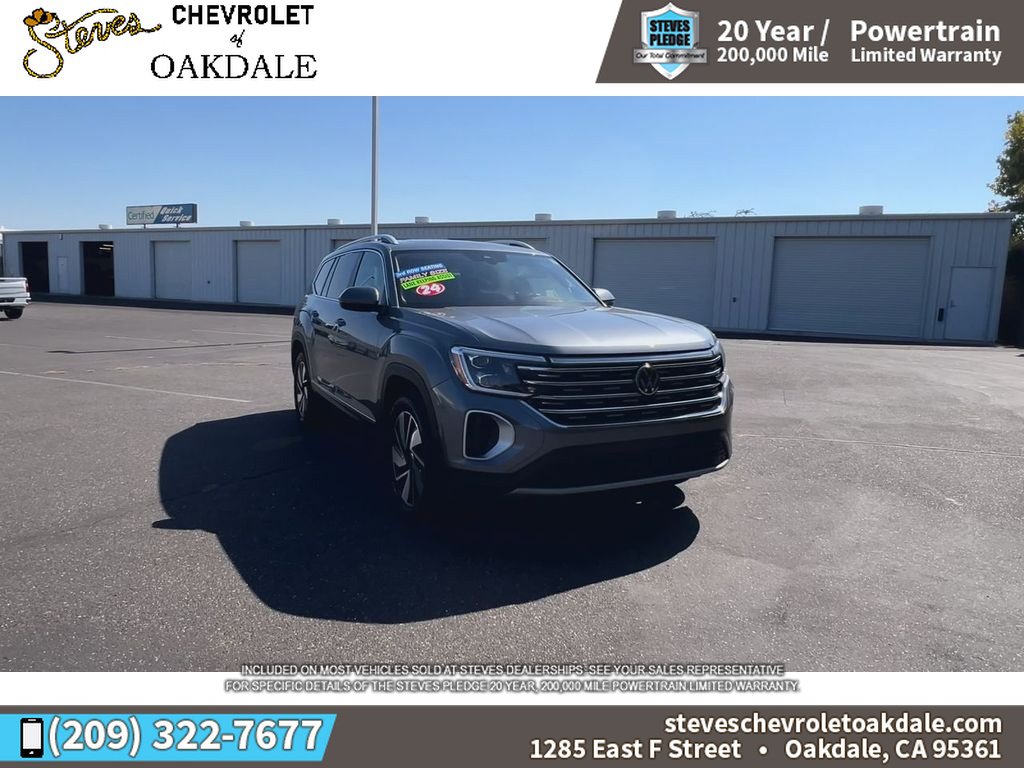 Used 2024 Volkswagen Atlas SEL AWD/4WD image 3