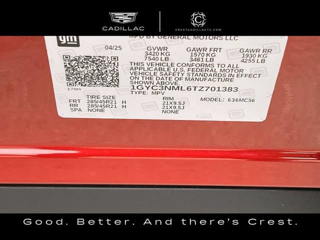 Certified 2026 Cadillac Vistiq Premium Luxury w/ LPO, Floor Liner Package AWD/4WD image 32