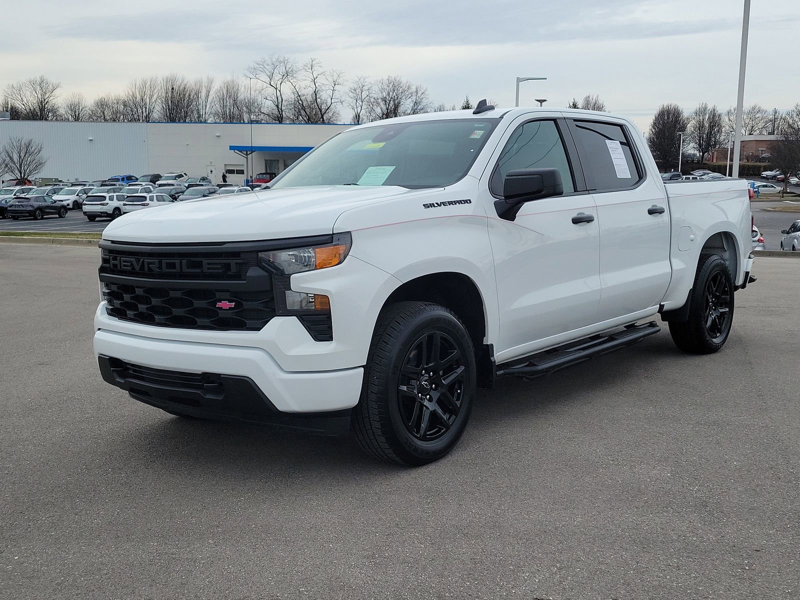 Used 2023 Chevrolet Silverado 1500 Custom w/ LPO, Dark Essentials Package image 2